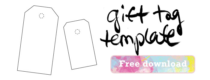 Download free gift tag template