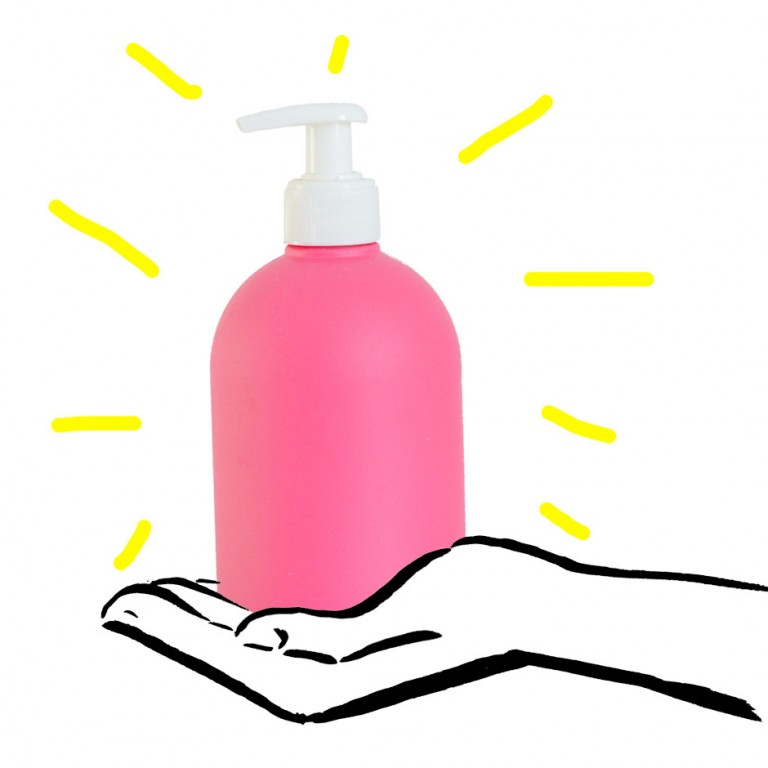 Paint Your Hand Sanitizer Romantic Pink Kootut murut
