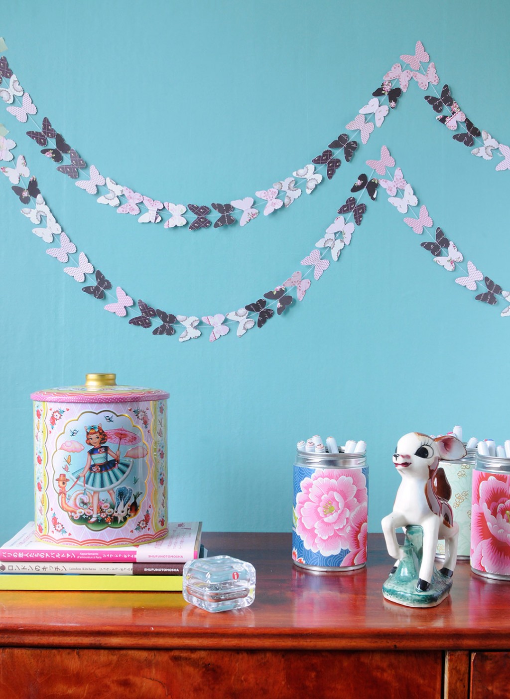 DIY Butterfly Garland