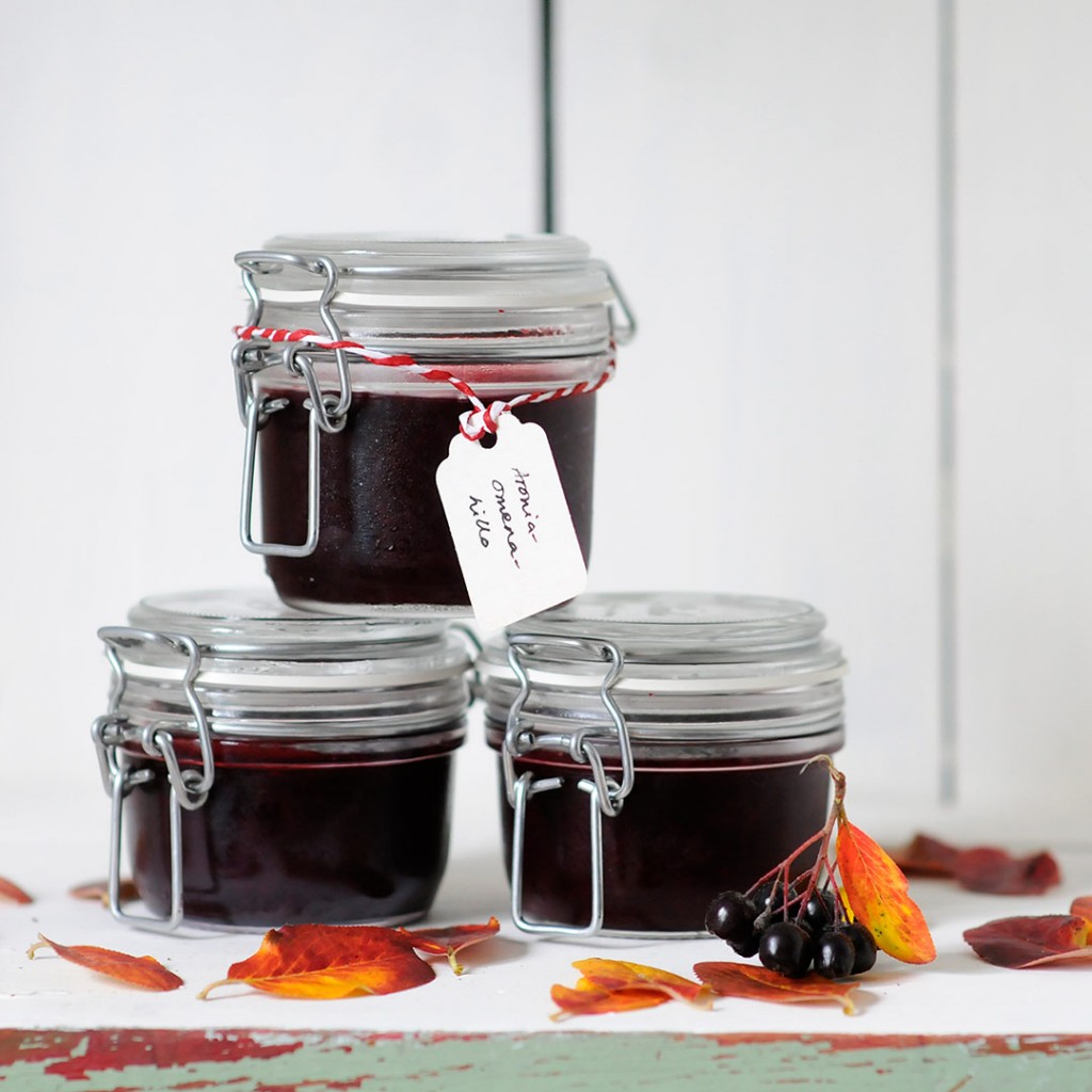 Homemade Aronia And Apple Jam