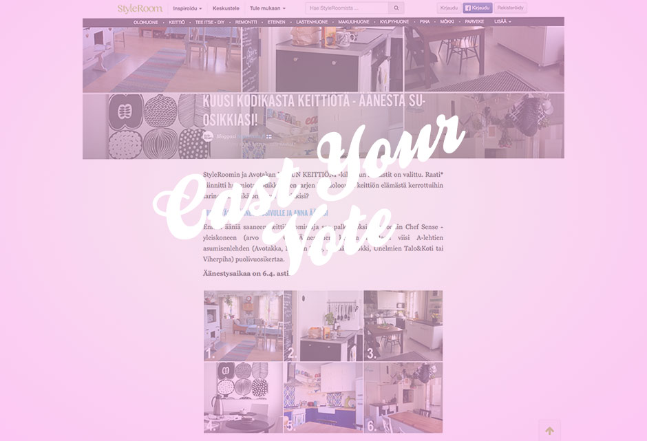 Our Kitchen Is One of The Finalists – Vote!