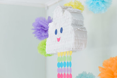 My Son’s Second Birthday Party And A DIY Cloud Pinata