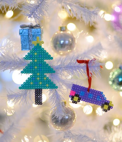 DIY with kids: Hama beads Christmas ornaments